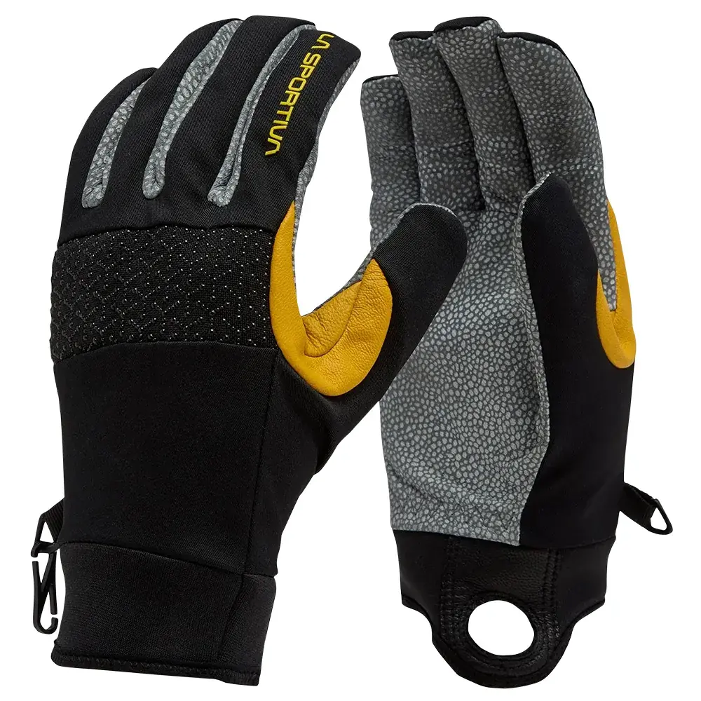 La Sportiva Horolezecké rukavice La Sportiva Supercouloir Tech Gloves black/yellow