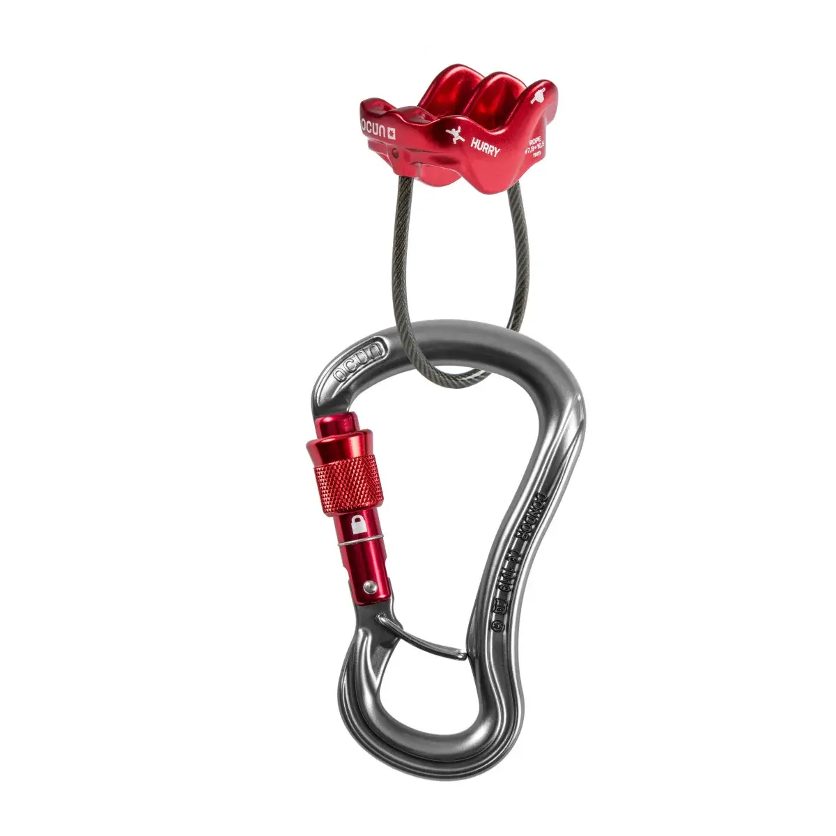Istiaci set Ocún Belay set Condor HURRY red