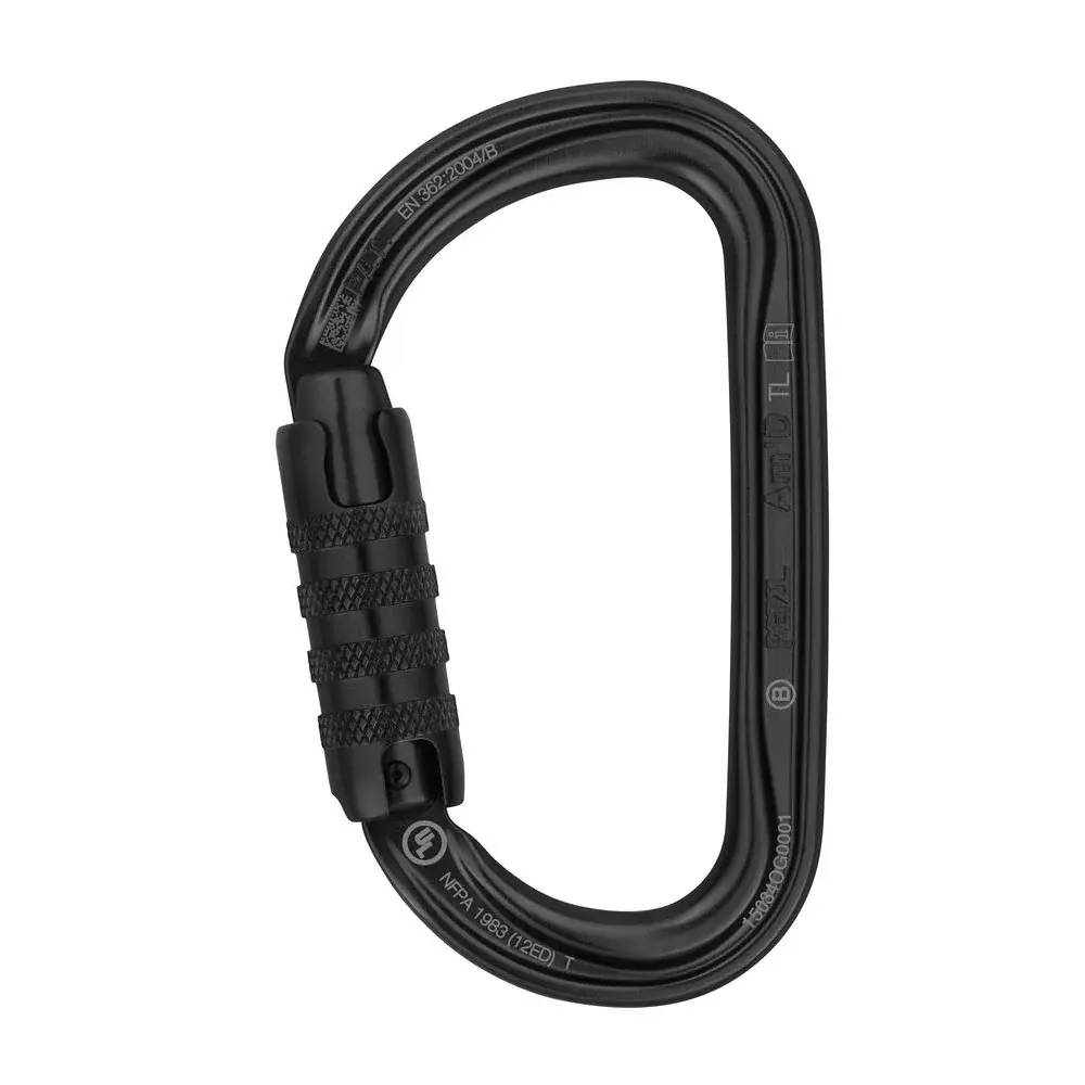 Petzl Karabína Petzl AmD triact-lock čierna