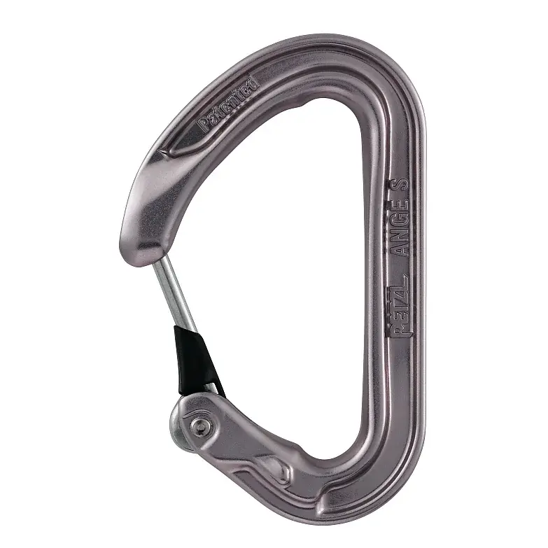 Karabína Petzl Ange S sivá
