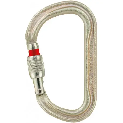Karabína Petzl Connector Vulcan Screw-lock zlatá