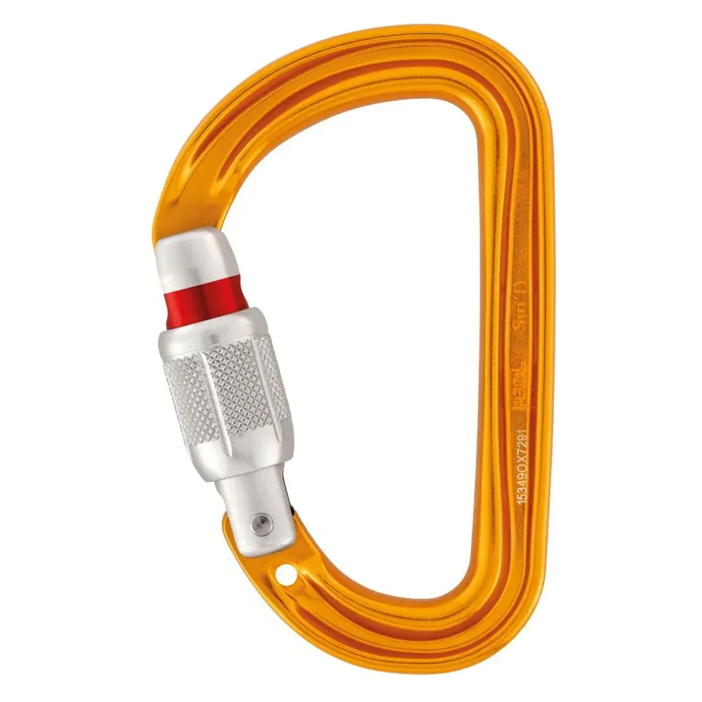 Petzl Karabína Petzl Sm´D screw-lock oranžová