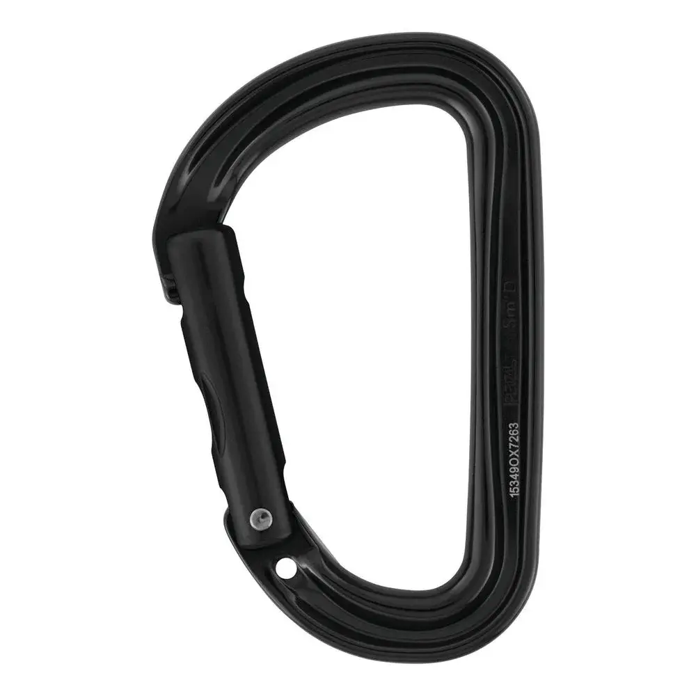 Karabína Petzl Sm´D Wall čierna