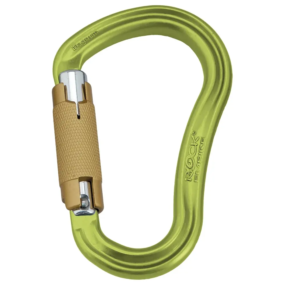Rock Empire Karabína Rock Empire Carabiner HMS Magnum 2T Svetlo zelená