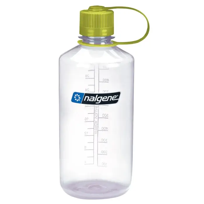 Fľaša Nalgene Narrow Mouth Clear / Green Clos 1000ml