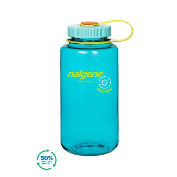 Fľaša Nalgene Wide Mouth Cerulean Sustain