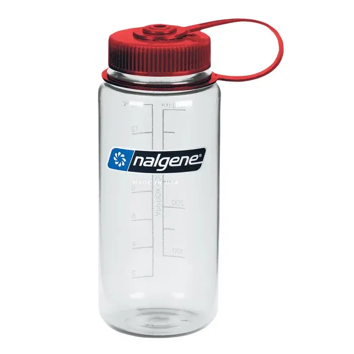 Fľaša Nalgene WM Clear w/Red Cap, Sustain Clear w/Red Cap, Sustain 500ml