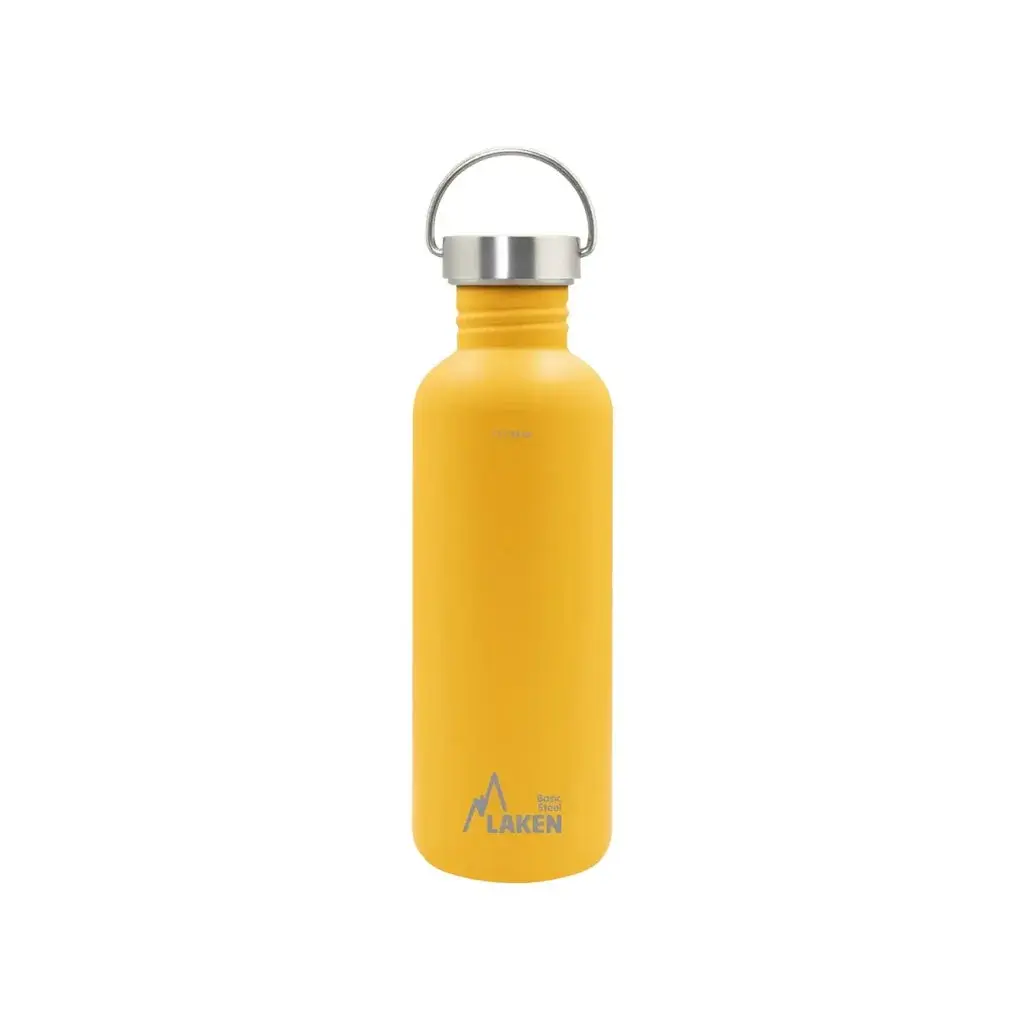 LAKEN Fľaša LAKEN oceľ Basic Vintage 1000 ml žltá