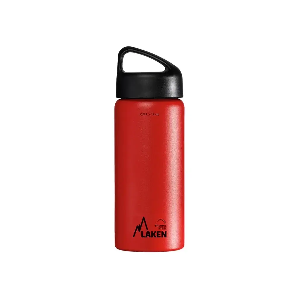 LAKEN Termoláhev LAKEN oceľ Classic 500 ml červená