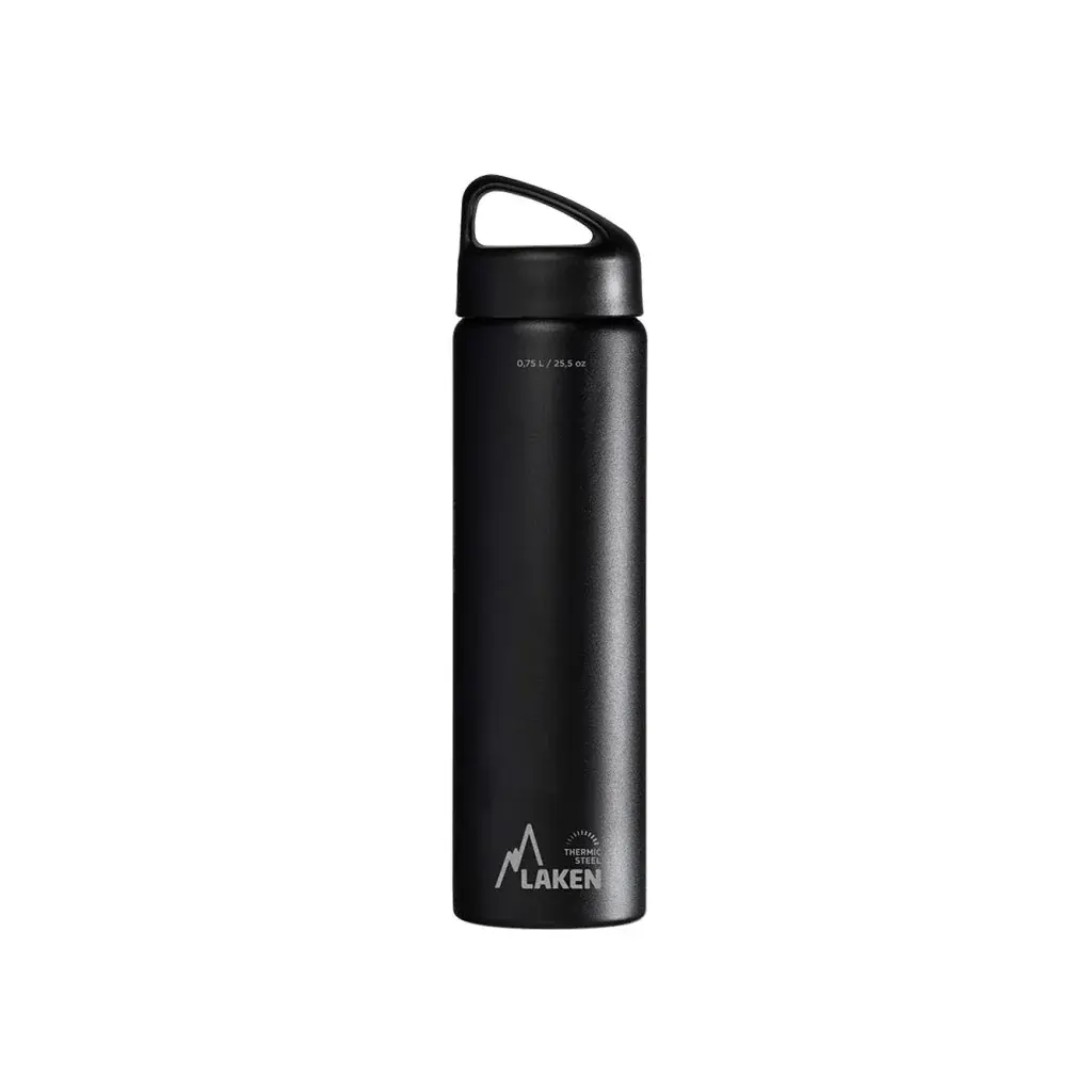 LAKEN Termoláhev LAKEN oceľ Classic 750 ml čierna