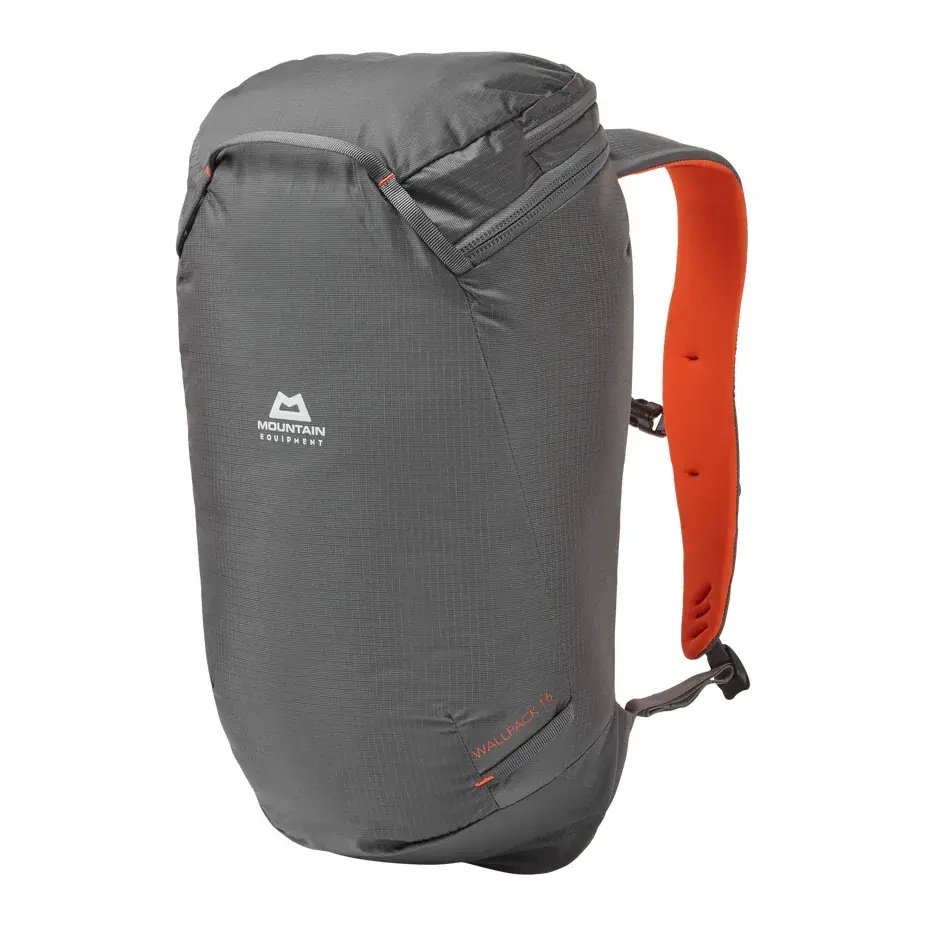 Mountain Equipment Lezecký batoh Mountain Equipment Wallpack 16L Anvil/CardinaL orange