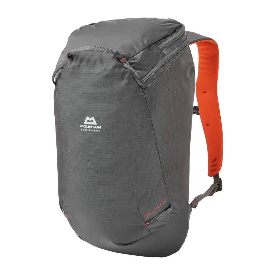 Mountain Equipment Lezecký batoh Mountain Equipment Wallpack 20L Anvil/CardinaL orange