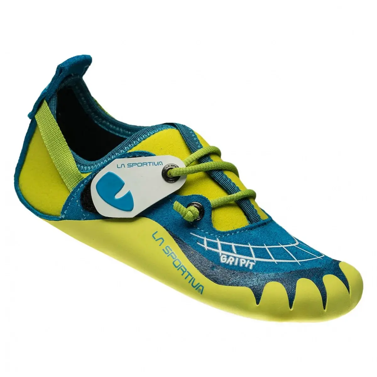 Detské lezečky La Sportiva Gripit blue/sulphur