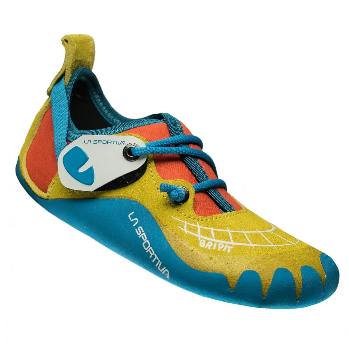 Detské lezečky La Sportiva Gripit yellow/flame