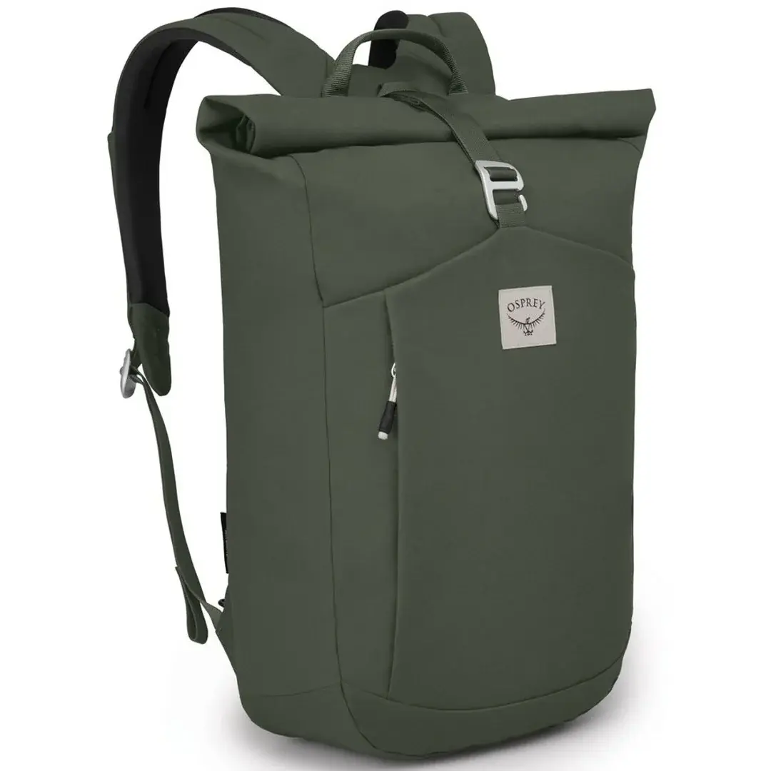 Mestský batoh Osprey Arcane RolL Top 22L haybale green/stargazer blue