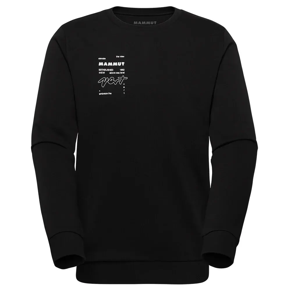 Mikina Mammut Core ML Crew Neck Men Vert black