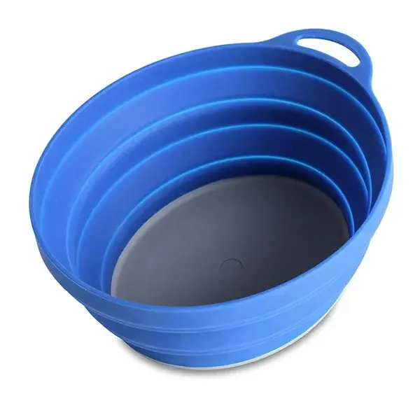 Lifeventure Miska Lifeventure Silicone Ellipse FlexiBowl, Navy Blue