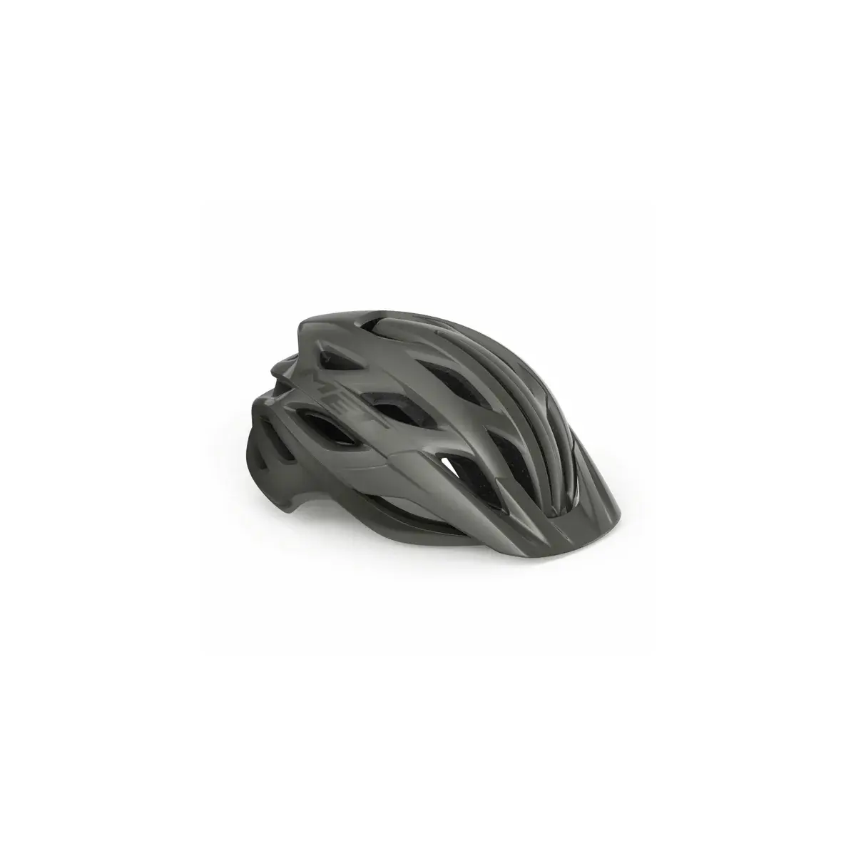 MET Cyklistická MTB prilba MET Veleno titanium METalická matná