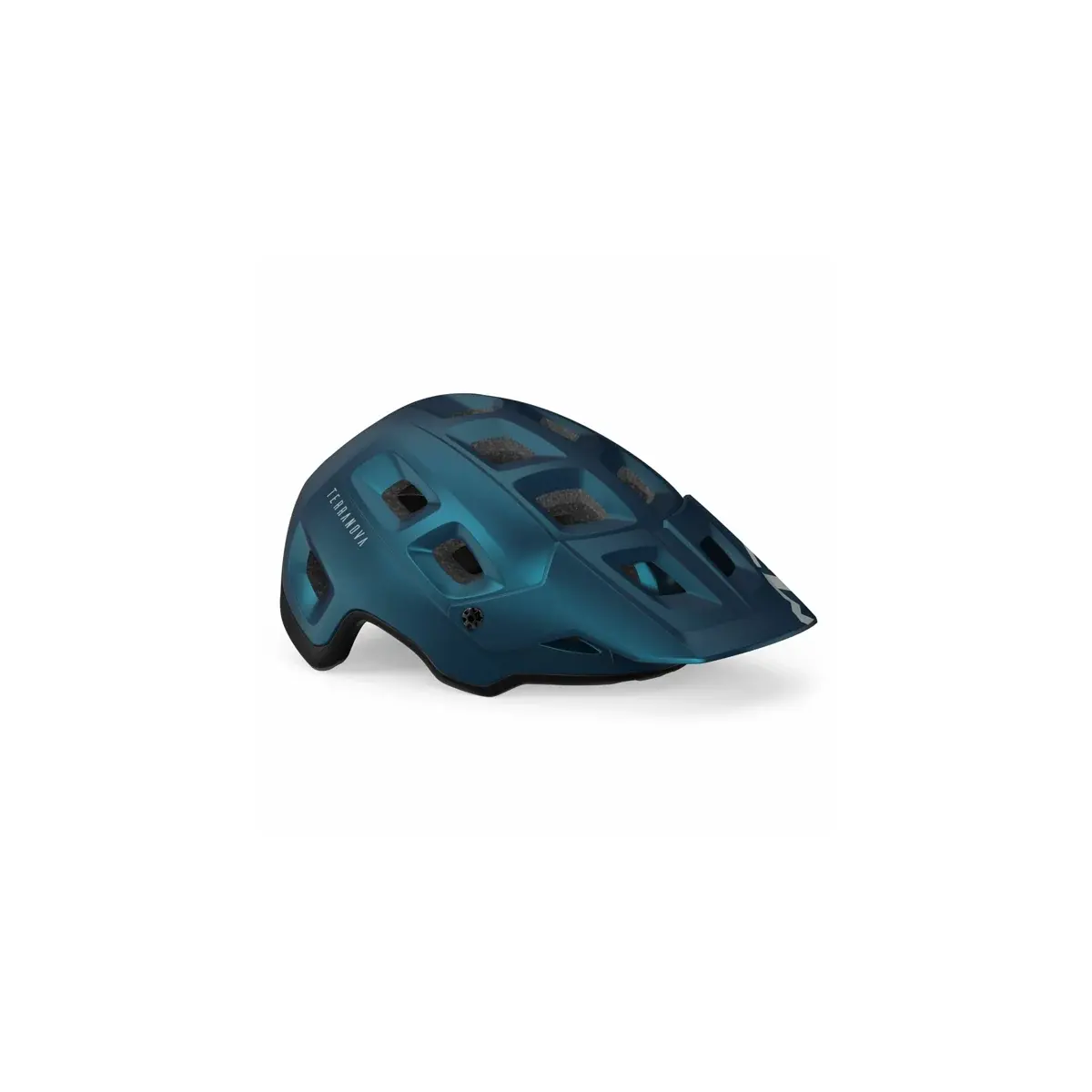 MTB prilba MET Terranova MIPS teal modrá/čierna metalická