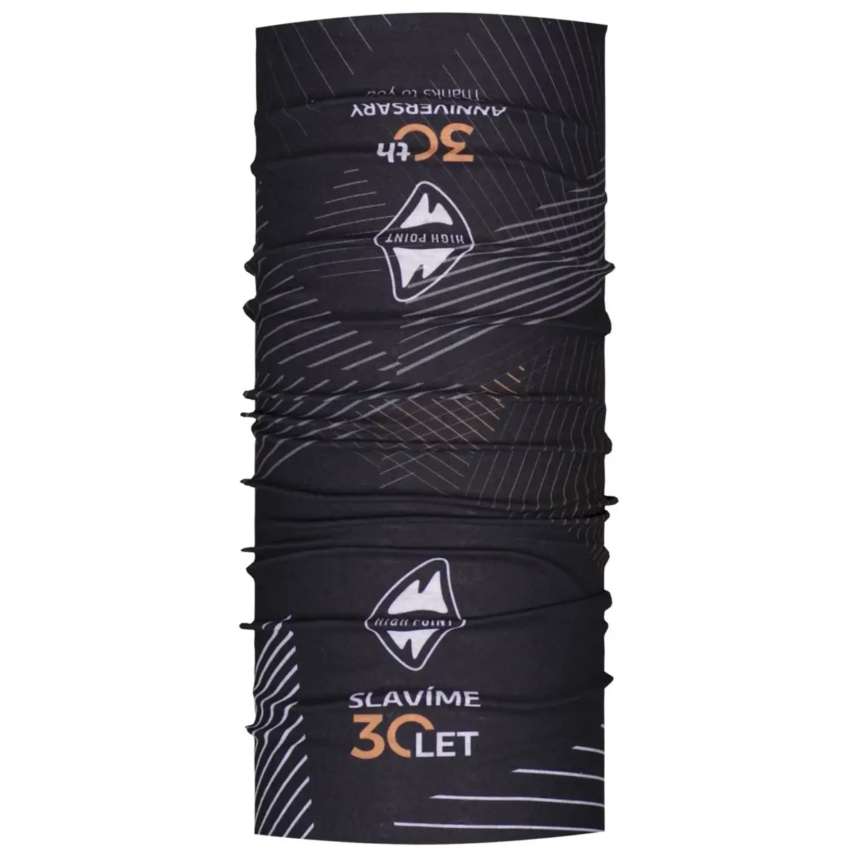 Multifunkčná šatka High Point Tau Scarf black