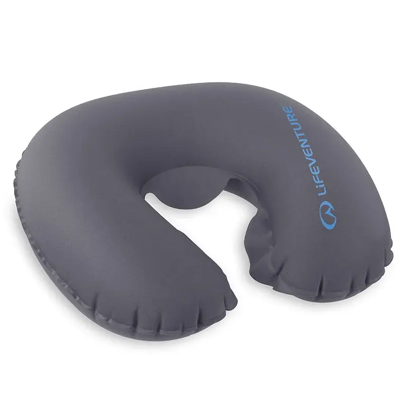 Nafukovací vankúšik Lifeventure Inflatable Neck Pillow grey