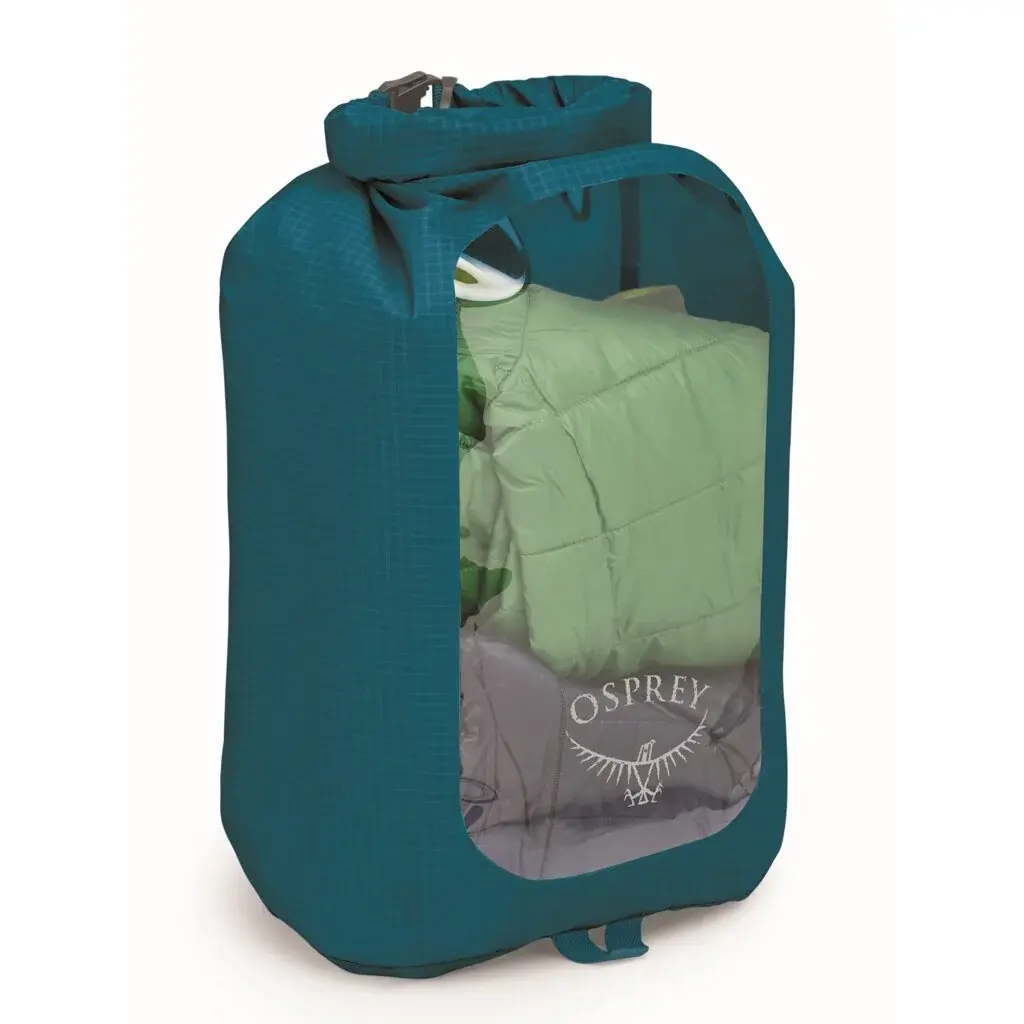 Osprey Nepremokavý vak Osprey Dry Sack W/Window 12L Waterfront blue