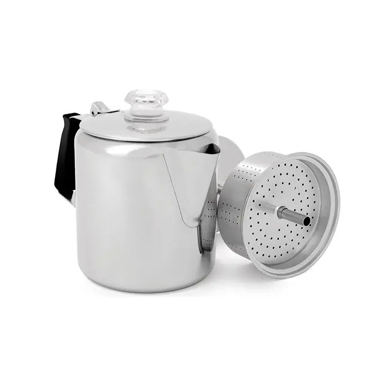 Nerezový kávovar GSI Glacier Stainless Perc 3 šálky