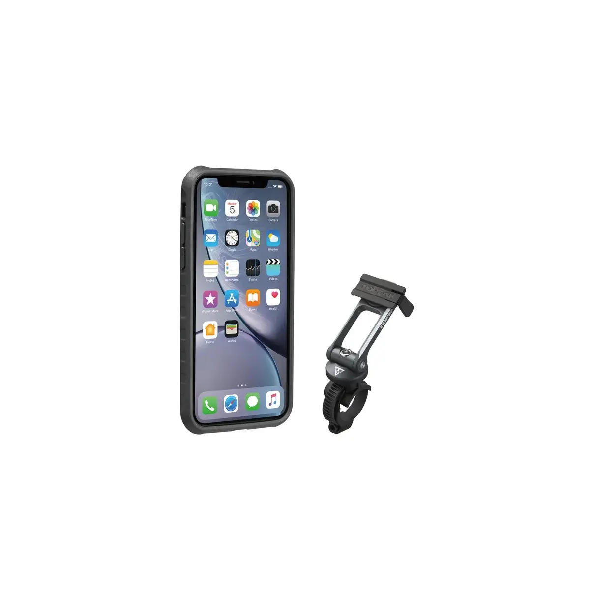 TOPEAK Obal na telefon TOPEAK RideCase pre iPhone XR čierna/šedá