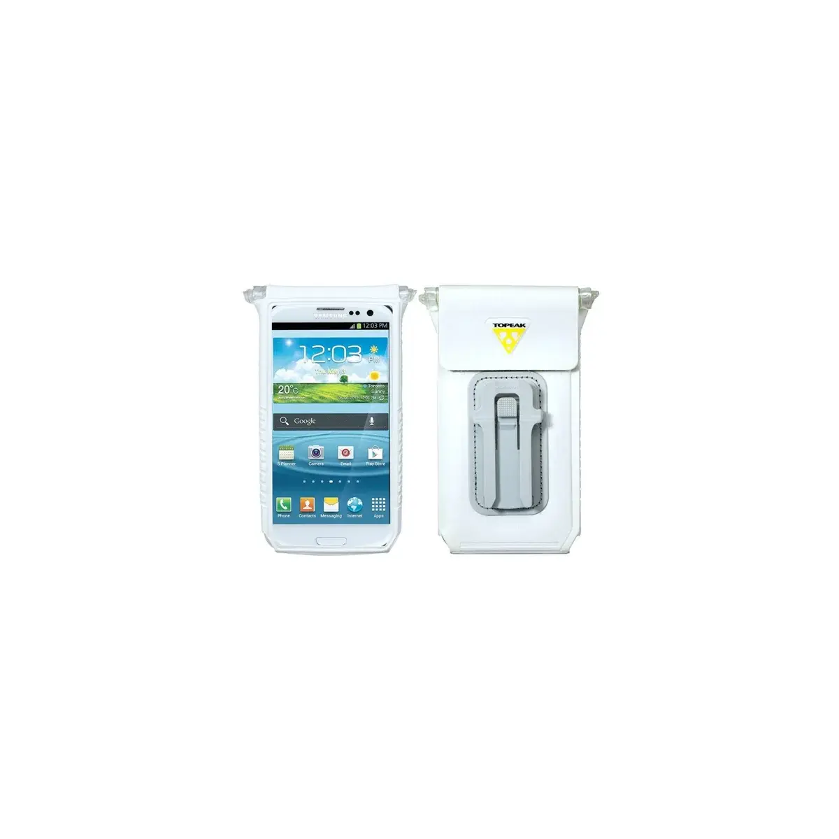 TOPEAK Obal na telefon TOPEAK Smartphone DryBag 5" biela