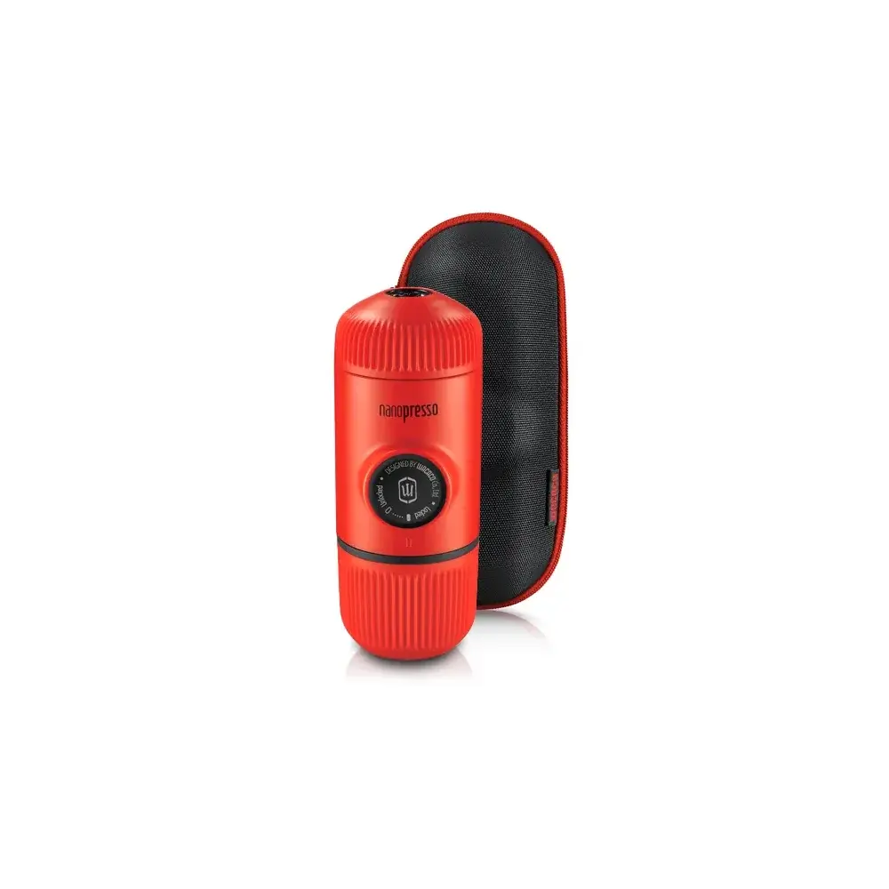 Wacaco Outdoorovoý kávovar s puzdrom Wacaco Nanopresso červená