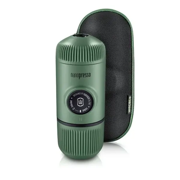 Wacaco Outdoorovoý kávovar s puzdrom Wacaco Nanopresso zelená