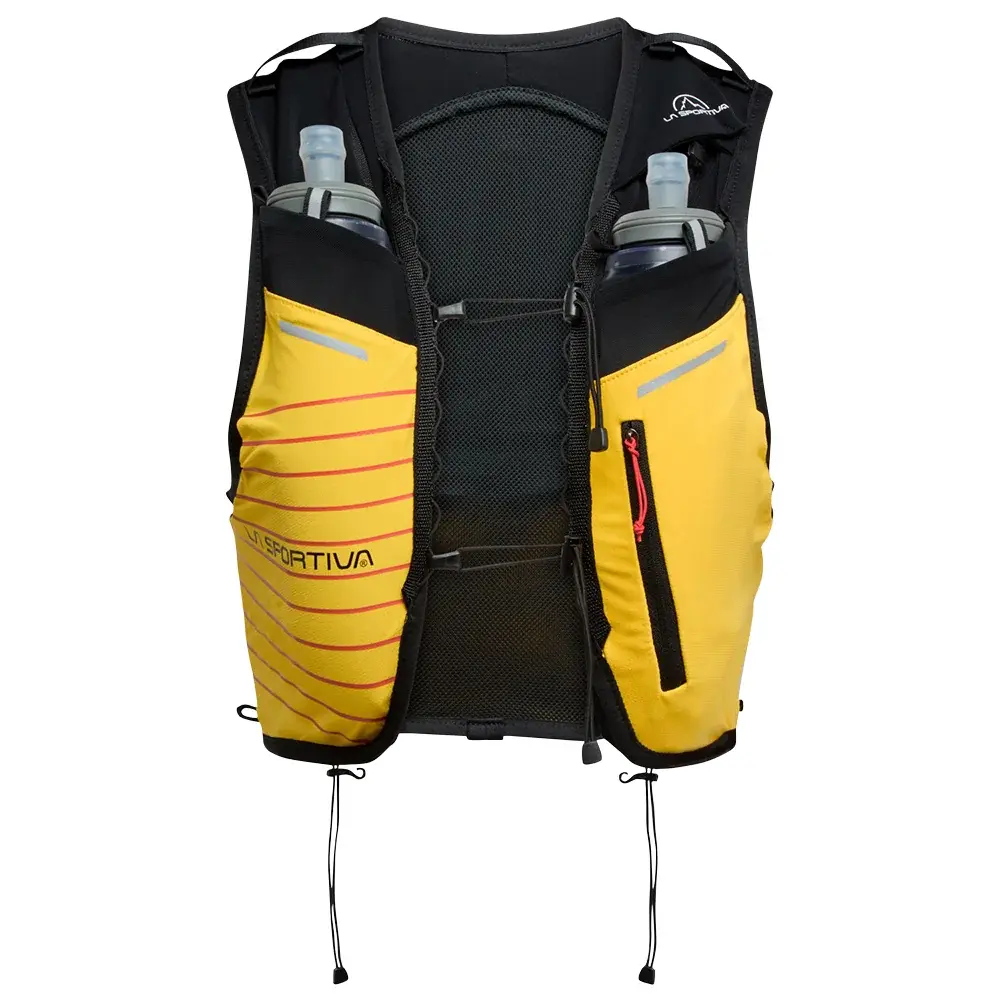 Pánska bežecká vesta La Sportiva Trail Vest 5L yellow/black
