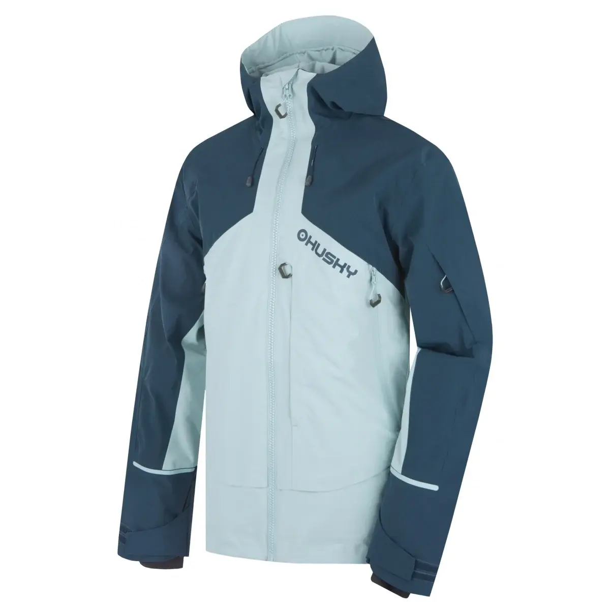 Pánska lyžiarska bunda Husky Geilo M mint/blue