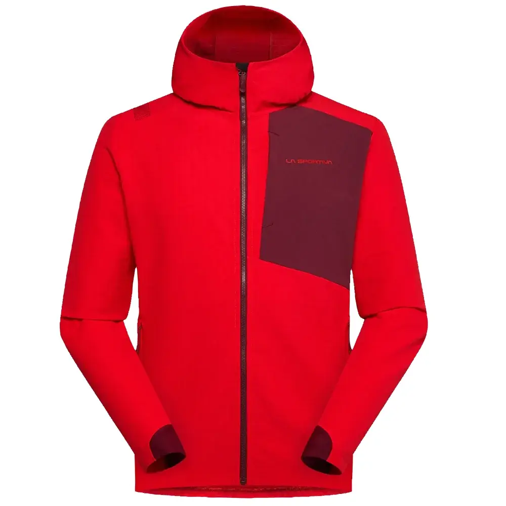 Pánska bunda La Sportiva DESCENDER STORM mountain red/redwood