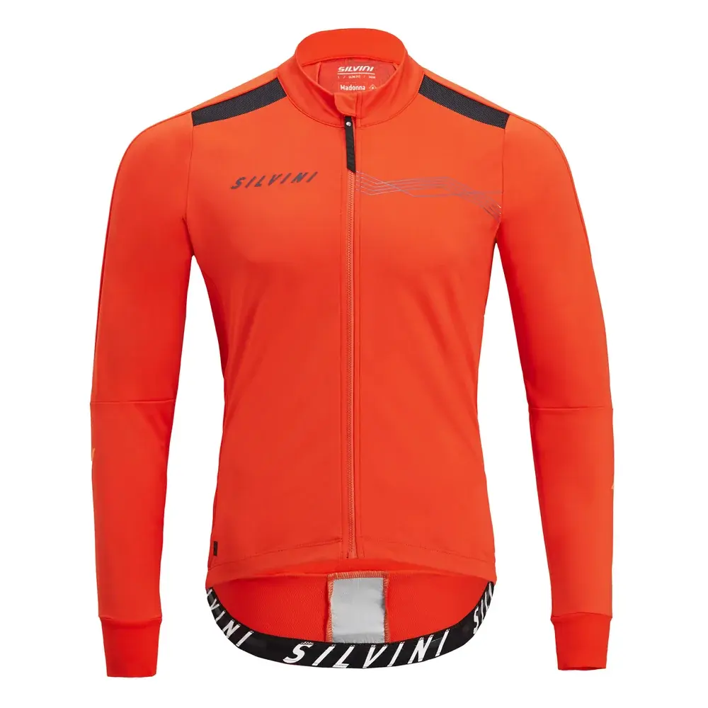 Silvini Pánska cyklo bunda Silvini Ghisallo ruby-cloud