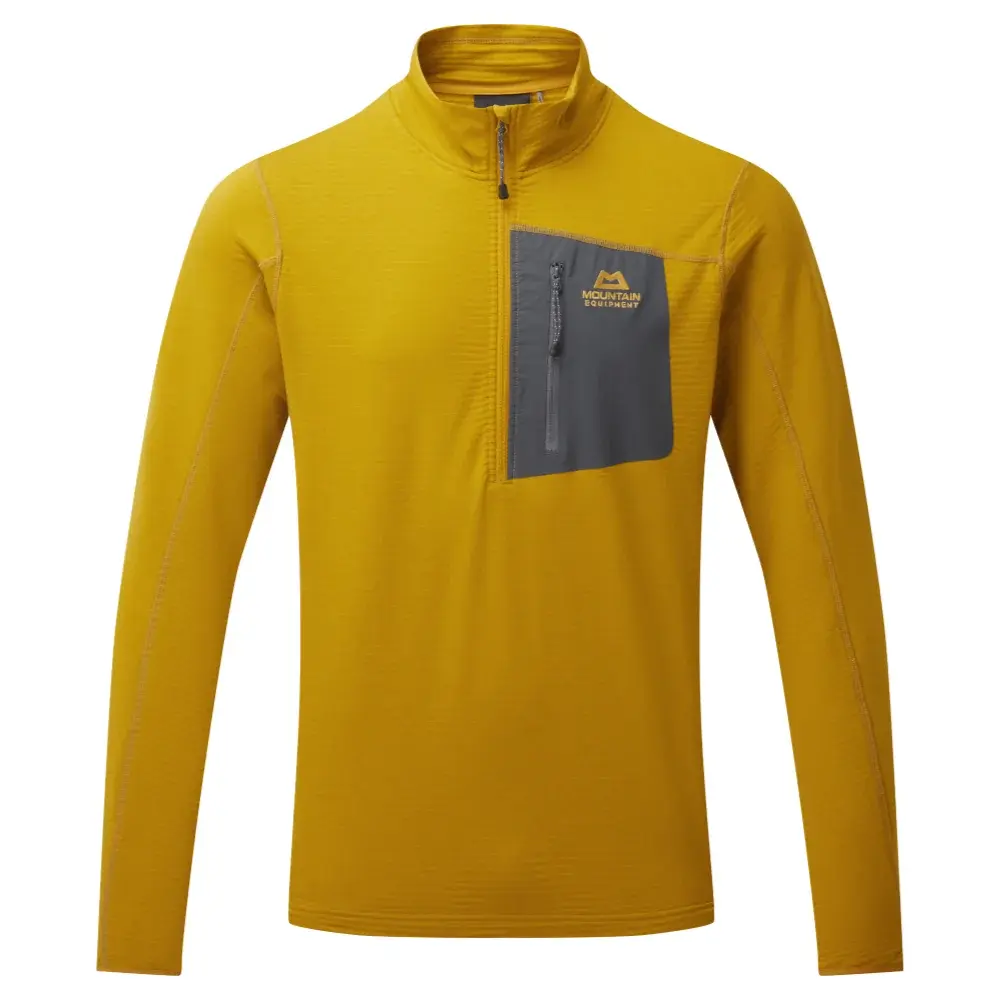 Pánska fleece mikina Mountain Equipment Lumiko Zip-T acid/ombre