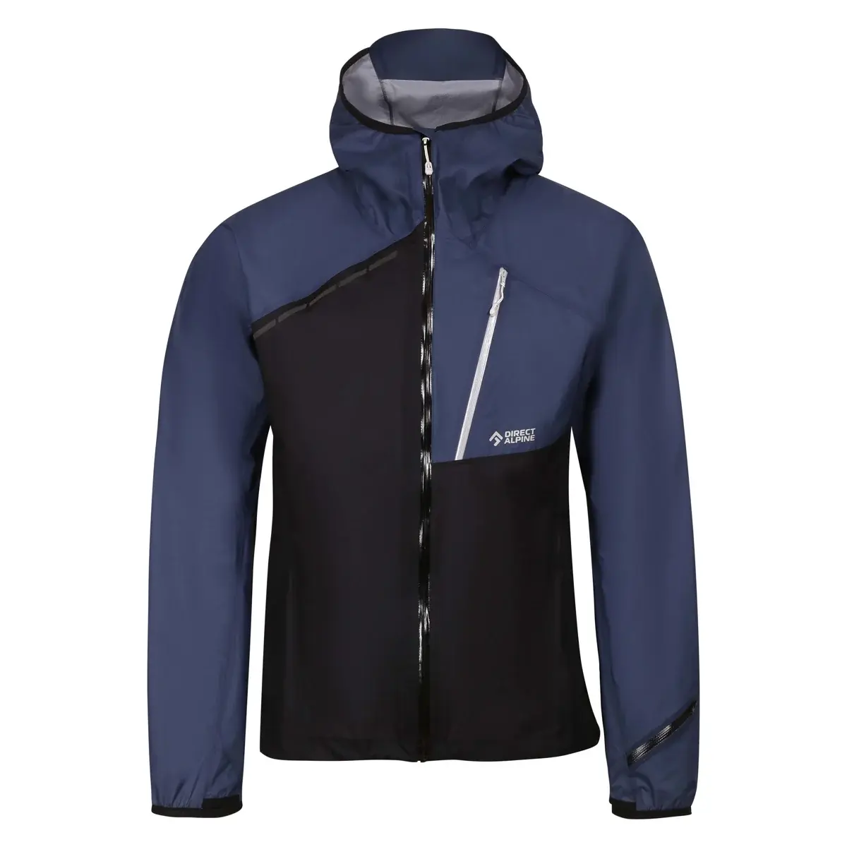 Direct Alpine Pánska hardshellová bunda CYCLONE black/navy