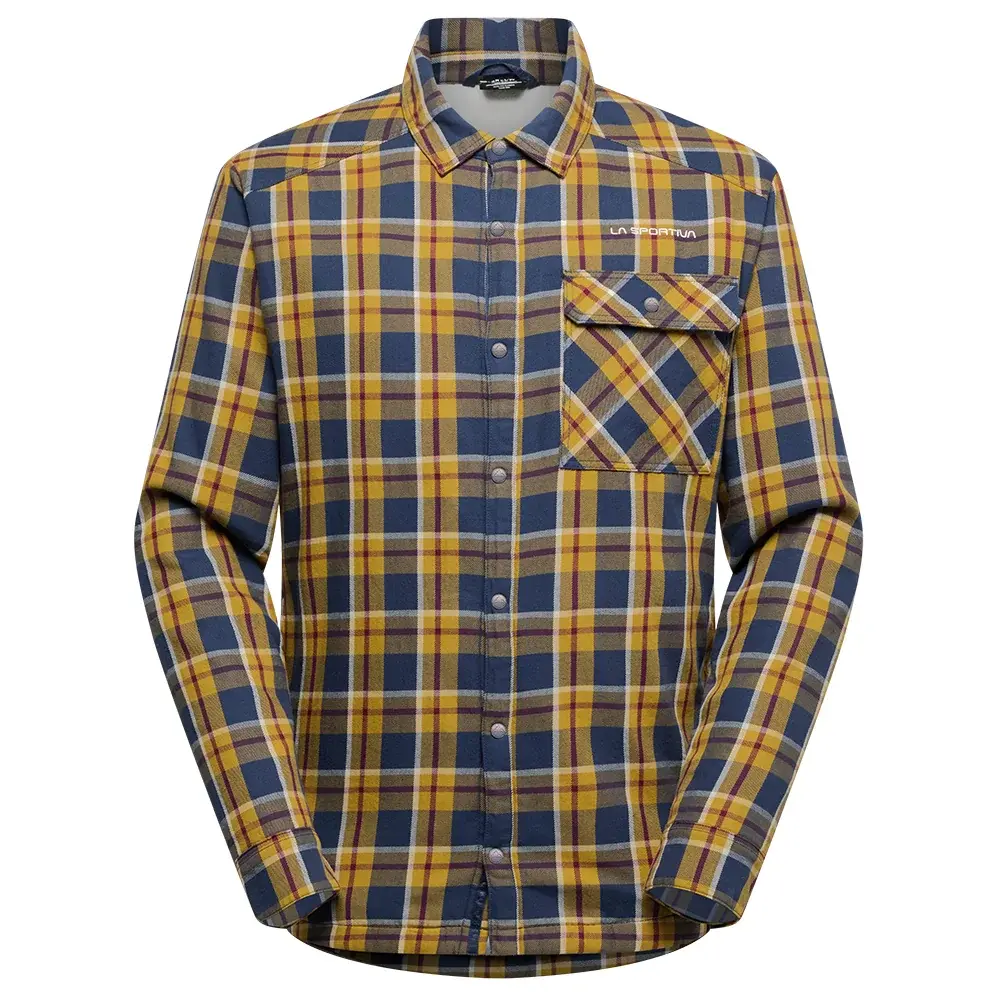 Pánska košeľa La Sportiva Rambler Lined Flannel Shirt night sky/savana