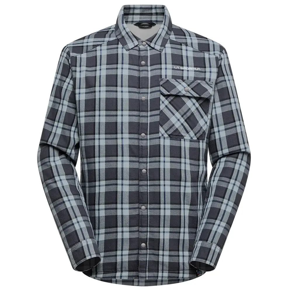 Pánska košeľa La Sportiva Rambler Lined Flannel Shirt onyx/chalk