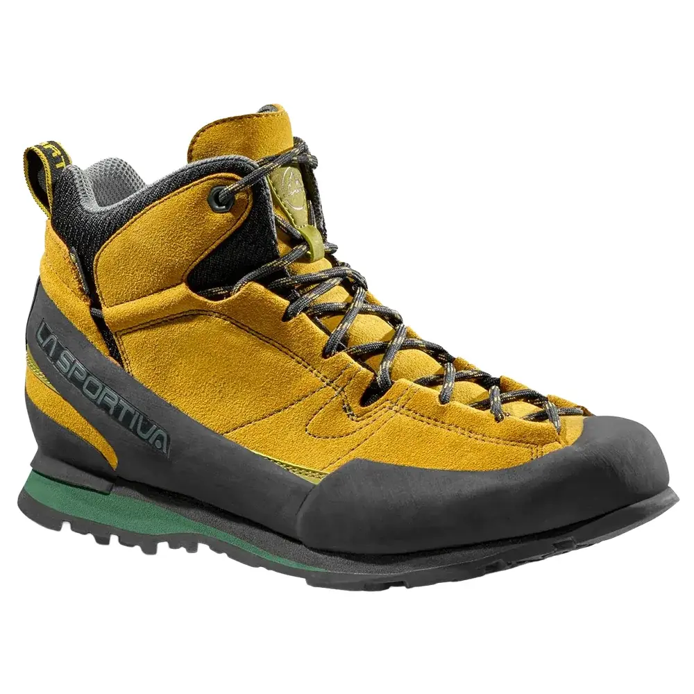 Pánska členková topánka La Sportiva Boulder X Mid GTX savana/alpine