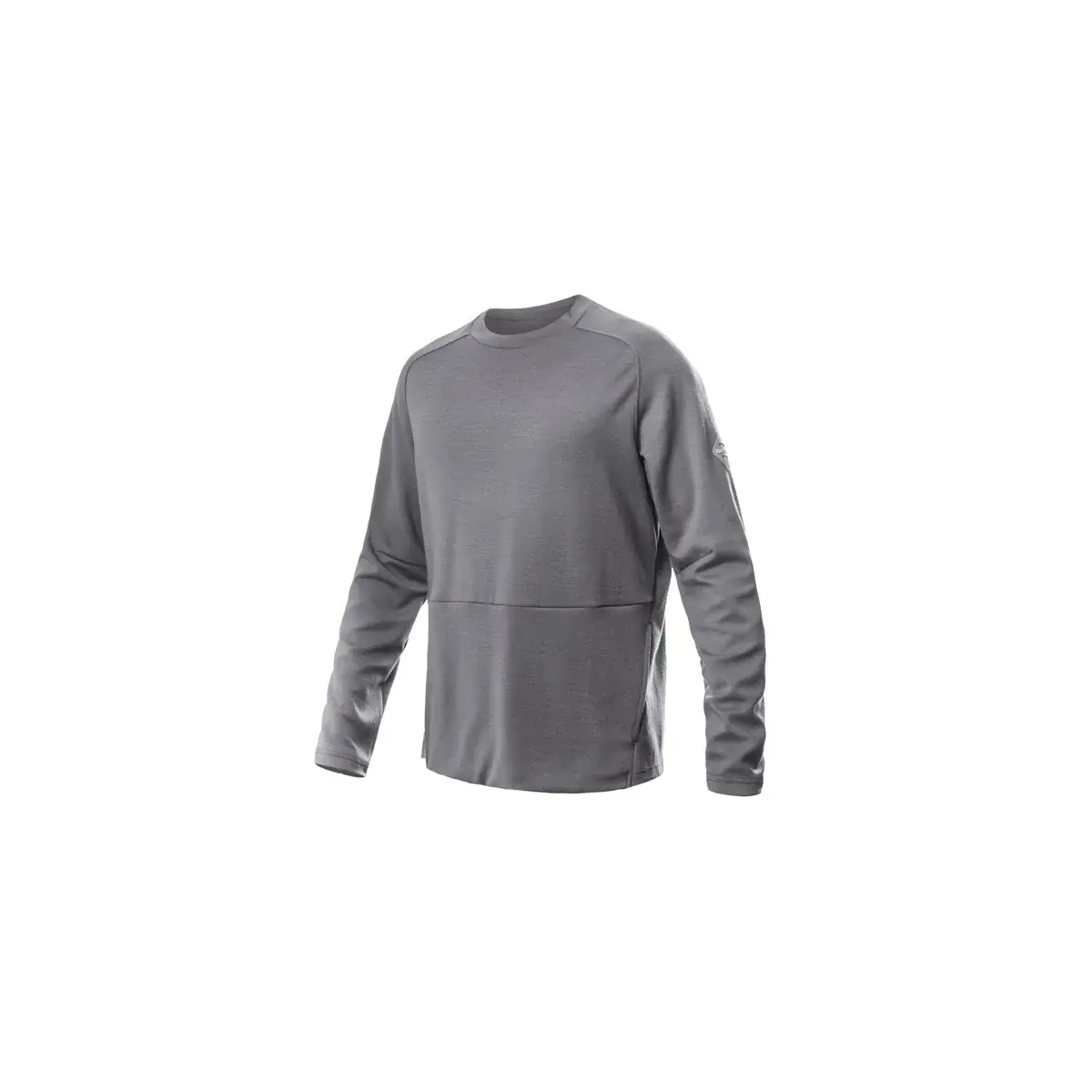 Pánska merino mikina Sensor Upper Traveller sivá