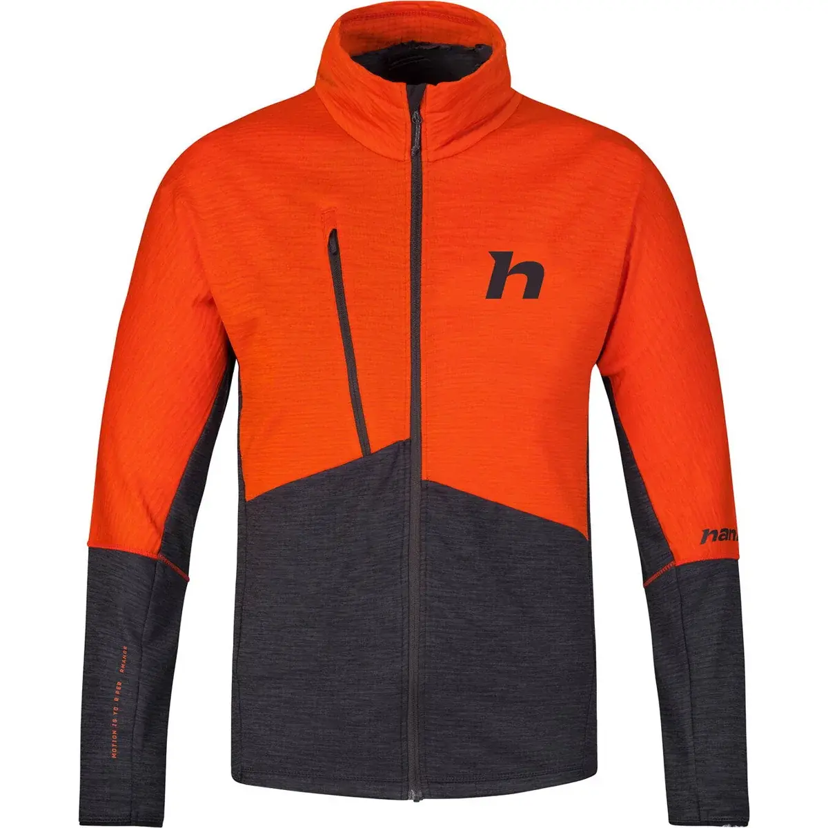 Pánska mikina Hannah Niro spicy orange/anthracite mel