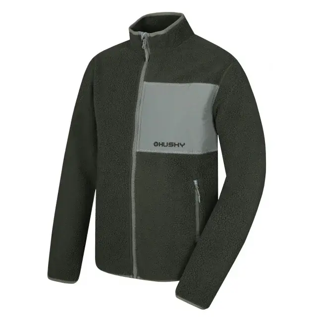 Pánska mikina Husky Addy zips M faded green