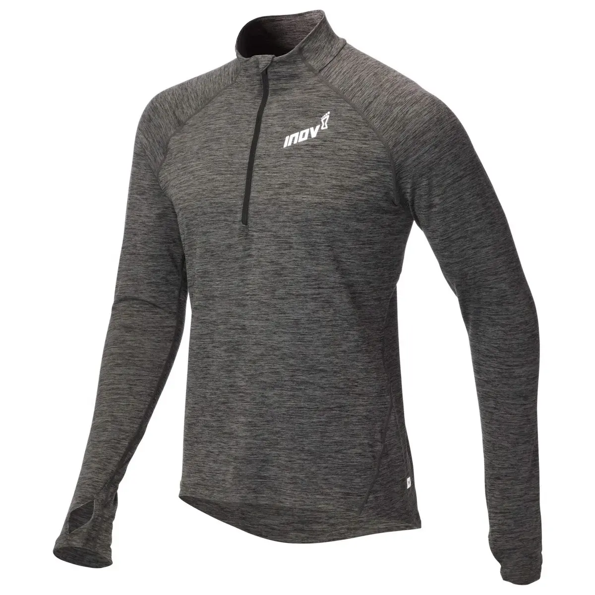Inov8 Pánska mikina Inov8 Train Elite Mid LSZ tmavo sivá