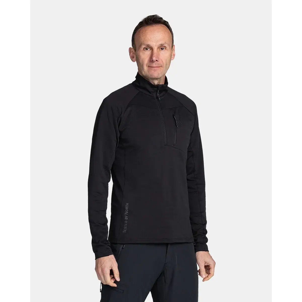 Kilpi Pánska technická mikina Kilpi Montale-M black