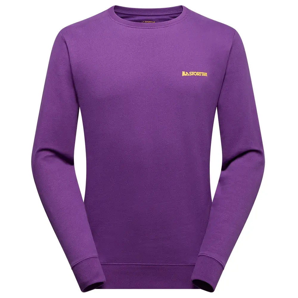 La Sportiva Pánska mikina La Sportiva CLIMBING ON THE MOON viola/giallo