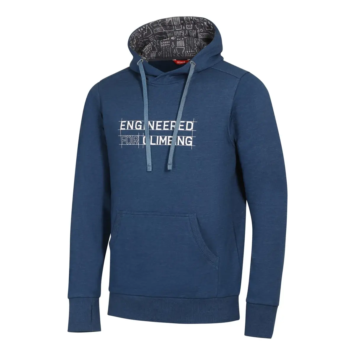 Pánska mikina Ocún Hoodie Men blue opal