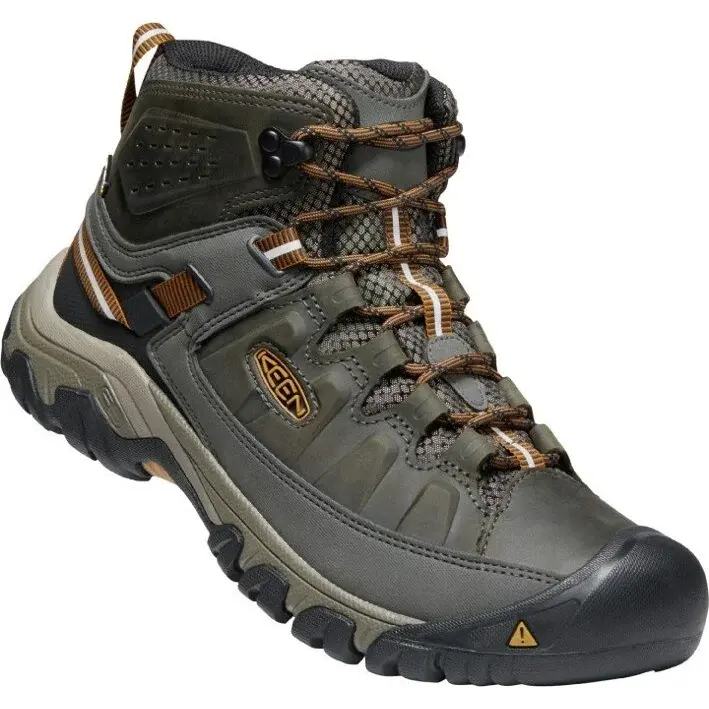 KEEN Pánske trekové topánky KEEN Targhee III MID WP Men black olive/golden brown