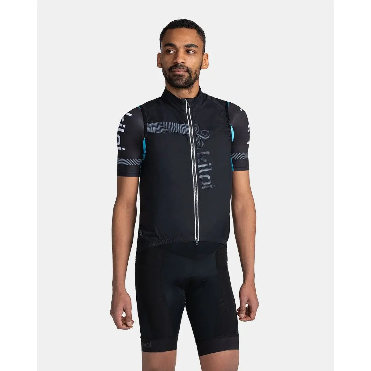 Kilpi Pánska cyklistická vesta Kilpi Flow-M BLK