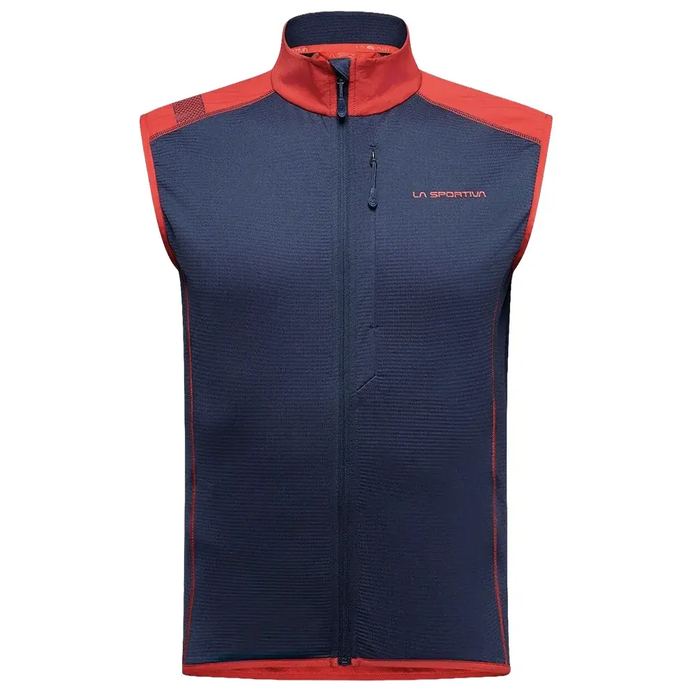 La Sportiva Pánska vesta La Sportiva EXISTENCE VEST night sky/mountain red